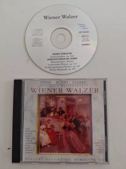 Wiener Orchester Dirigent: Peter Falk – Wiener Walzer - Avusturya  Basım - CD Albüm