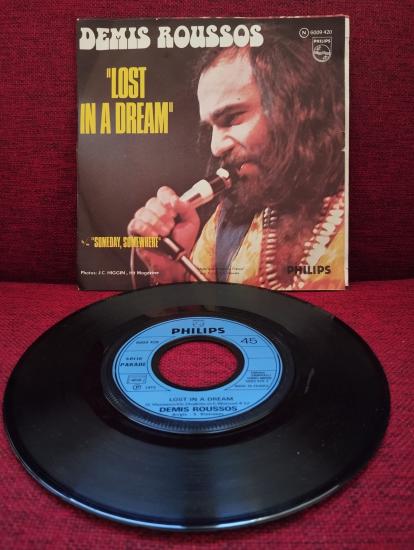 Demis Roussos – Someday, Somewhere - 1973 Fransa  Basım 45 LİK PLAK
