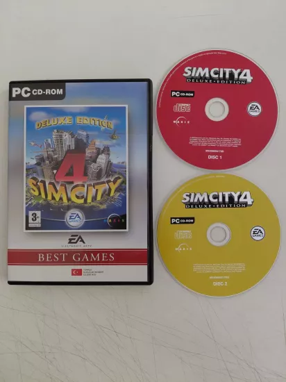 Sim City 4 / Deluxe Edition (2 Disk) - PC  DVD-ROM  ( Oyun )
