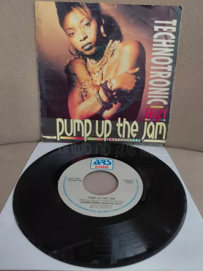 Technotronic Featuring Felly  – Pump Up The Jam  - 1989  Belçika Basım 45’lik  Plak