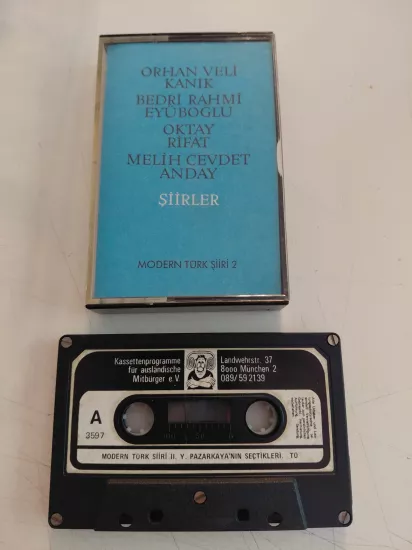 Orhan Veli Kanık /Bedri Rahmi Eyüboğlu/ Melih Cevdet Anday - Y. Pazarkaya’nın Seçtikleri -  Almanya Basım Kaset