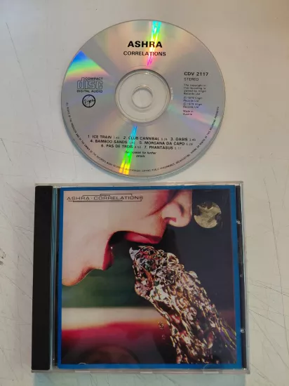Ashra – Correlations - 1990  İngiltere Basım CD Albüm