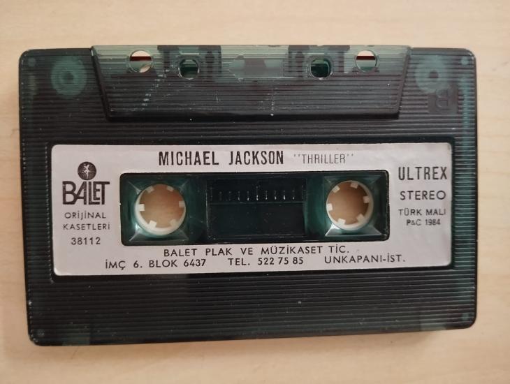 Michael Jackson – Thriller  - 1992 Türkiye Basım Kaset Albüm/Kartonetsiz