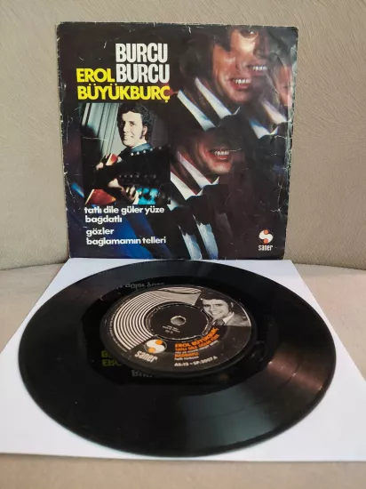 Erol Büyükburç  –  Burcu Burcu - 1972  Türkiye Basım  EP Plak
