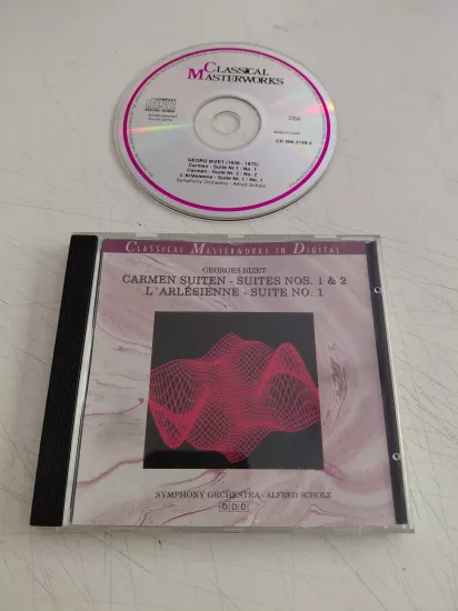 Georges Bizet ‎– Carmen Suiten - Suites Nos. 1 & 2 L’Arlésienne - Suite No. 1 - 1991 İsviçre Basım CD Albüm