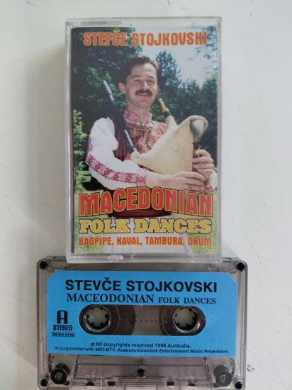 Stevce Stojkovski - Maceodonian folk dances - 1996 Avusturya Basım Kaset