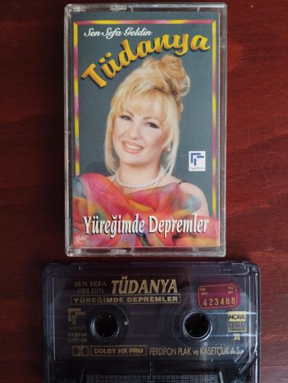 Tüdanya - Yüreğimdeki Depremler -  1995  Türkiye Basım Kaset Albüm