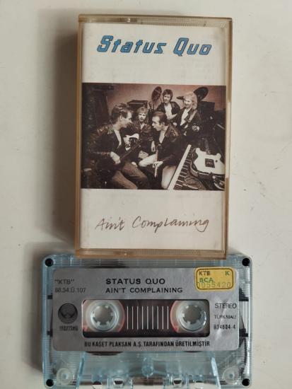 Status Quo ‎– Ain’t Complaining - 1988 Türkiye Basım 2. El Kaset Albüm