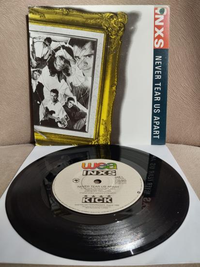 INXS – Never Tear Us Apart - 1988 Fransa Basım 45 lik Plak