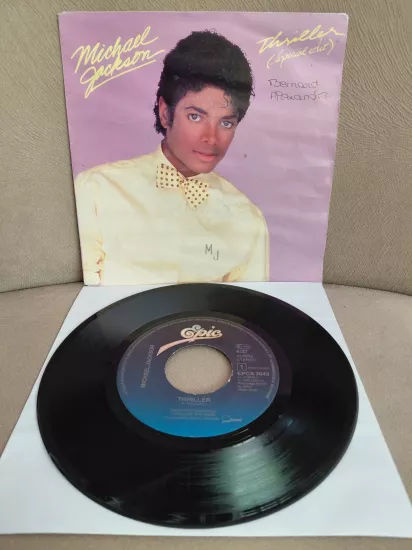 MICHAEL JACKSON -  Thriller  -  1983 Hollanda Basım  45lik Plak