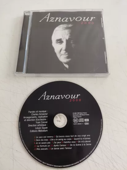 Aznavour  – 2000  - 2000  Fransa Basım CD Albüm