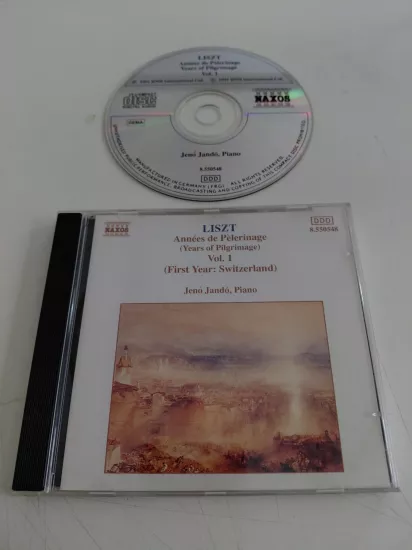 Franz Liszt, Jenö Jandó – Années De Pèlerinage (Years Of Pilgrimage) Vol. 1  – 1991 Almanya Basım - CD Albüm