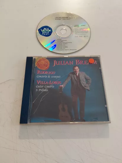Julian Bream / Rodrigo  – Concierto de Aranjuez / Guitar Concerto, 5 Preludes - Avrupa Basım - CD Albüm