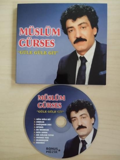 Müslüm Gürses ‎–  Güle Güle Git -  Türkiye Basım - CD Albüm