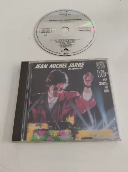Jean-Michel Jarre – In Concert: Houston / Lyon - 1987 Almanya Basım - CD Albüm