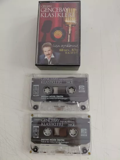 Orhan Gencebay ‎– Orhan Gencebay Klasikleri: Sizin Seçtikleriniz (68’den... 83’e - İlk 15 Yıl) - 1998 Almanya Basım  2xKaset Albüm/ Destan Müzik