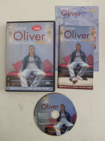 Jamie Oliver / Happy Days Tour Live -  DVD +Kitapçık  /Türkçe altyazı yoktur.