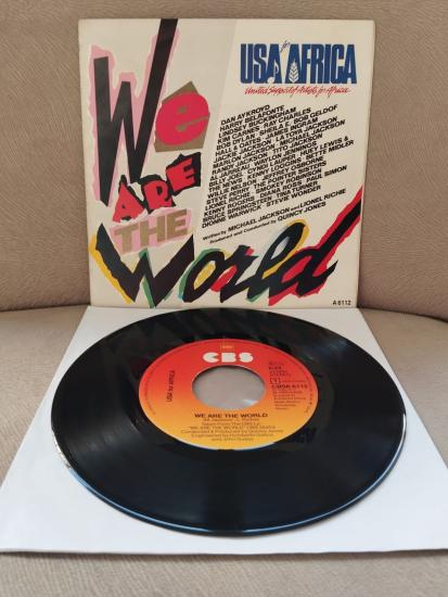 USA For Africa – We Are The World - 1985 Hollanda Basım 45’lik Plak