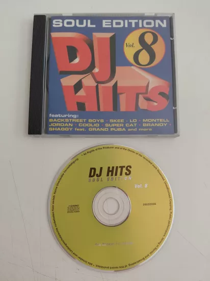 DJ Hits Soul Edition Vol. 8 (Monifah, Coolio...)  - 1996 Avrupa  Basım - CD Albüm
