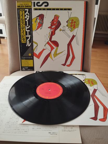 Miles Davis ‎– Star People - 1983 Japonya  Basım LP Plak -Obi’li