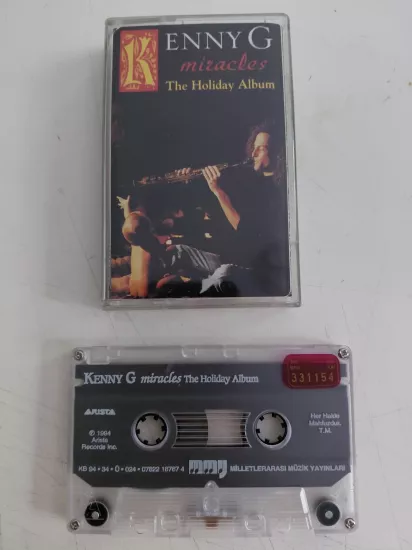 Kenny G  – Miracles - The Holiday Album  - 1994  Türkiye Basım Kaset Albüm