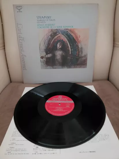 Stravinsky  –  Les Noces / Symphony Of Psalms  - 1979 Japonya Basım 33lük LP Albüm