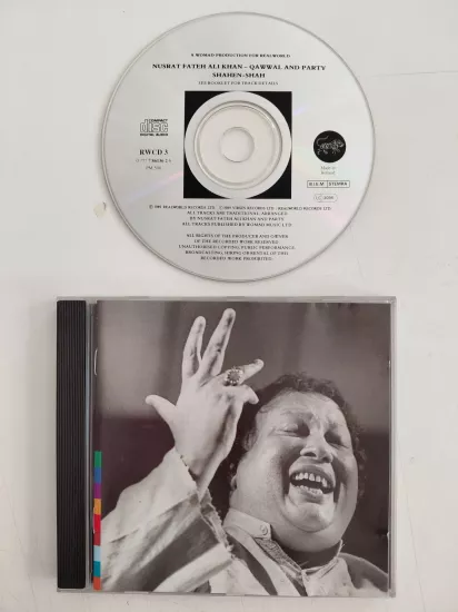 Nusrat Fateh Ali Khan – Qawwal And Party - Shahen-Shah – İngiltere Basım - CD Albüm