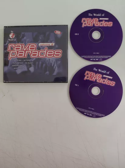 The World Of Rave Parades Vol. 2 (La Bush ,Cihan Güngör...) – 2000 Almanya  Basım - 2xCD Albüm