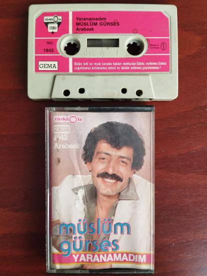 MÜSLÜM GÜRSES  - Yaranamadım /Türkola - 1984  Almanya Basım  Nadir Kaset