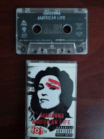 Madonna ‎– American Life - 2003 Türkiye Basım 2. El Kaset Albüm