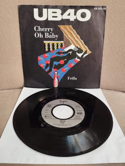 UB40 – Cherry Oh Baby  - 1984 Almanya  Basım 45 LİK PLAK - 2. El