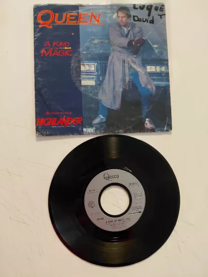 QUEEN - A KIND OF MAGIC- 1986 HOLLANDA  BASIM  45’LİK PLAK