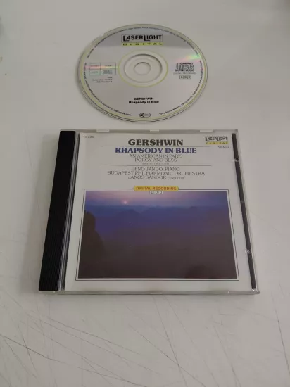 Gershwin - Jenö Jando –  Rhapsody In Blue  - 1989 Almanya Basım CD Albüm