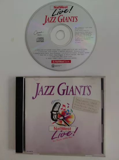 Jazz Giants Natwest Live! In Tune With You - 1995 USA Basım - CD Albüm