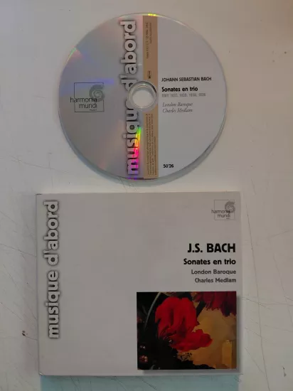 J.S. Bach -  – Sonates En Trio • Triosonaten • Trio Sonatas - 2002 Almanya Basım CD Albüm