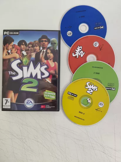 The Sims 2  (4 Disk) - PC  DVD-ROM  ( Oyun )