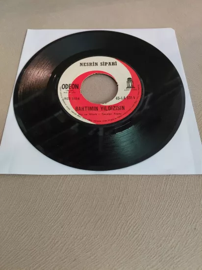 Nesrin Sipahi – Ankara Rüzgarı / Bahtımın Yıldızısın - 1965 Türkiye  Basım 45’lik Plak /Kapaksız