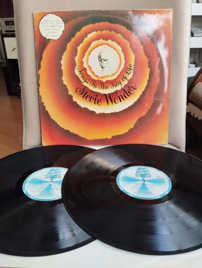 Stevie Wonder –  Songs In The Key Of Life ( Pastime Paradise) -  1976 Hollanda Basım - Double LP Plak Albüm