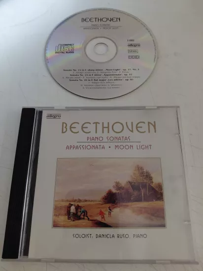 Beethoven – Piano Sonatas - Appassionata - Moon Light - Almanya Basım CD Albüm