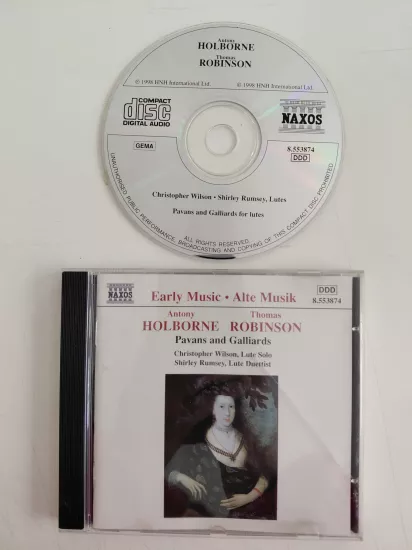 Antony Holborne / Thomas Robinson – Pavans And Galliards  - 1998 Avrupa Basım CD Albüm