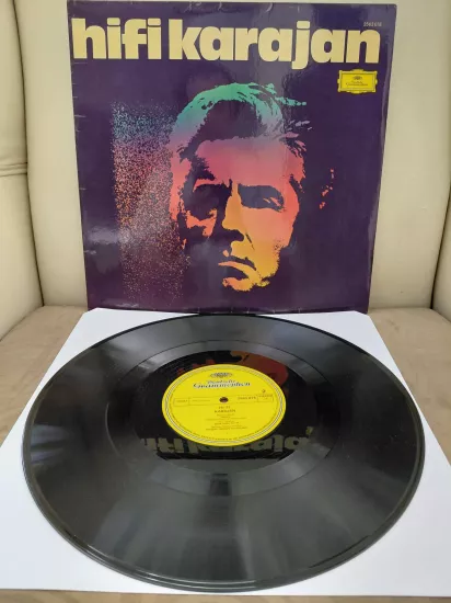 Mozart /  Smetana /  Ravel /  Sibelius – Hifi Karajan – 1973 Almanya Basım 33 lük Plak - LP Albüm