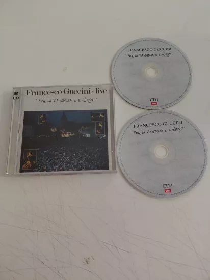 Francesco Guccini – Fra La Via Emilia E Il West - 2000  İtalya Basım 2xCD Albüm