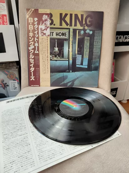 B.B. King  – Take It Home  - 1979  Japonya Basım 33 Lük LP Albüm Plak - Obi’li