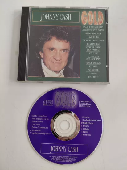 Johnny Cash – Gold - 1993  Hollanda Basım - CD Albüm
