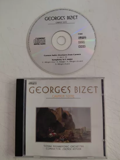 Georges Bizet / Zdeněk Košler – Carmen Suite - Almanya Basım CD Albüm