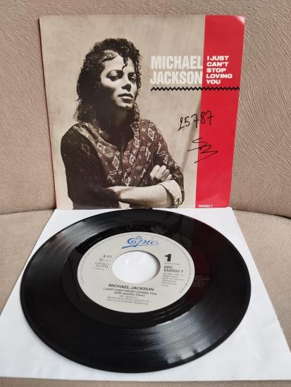 Michael Jackson – I Just Can’t Stop Loving You -  1987 Hollanda Basım 45lik Plak