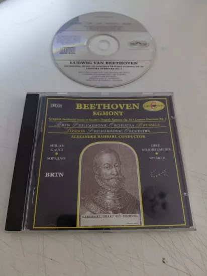 Beethoven - Complete Incidental Music To Goethe’s Tragedy Egmont, Op. 84 - Leonora Overture No. 3 - Belçika Basım CD Albüm