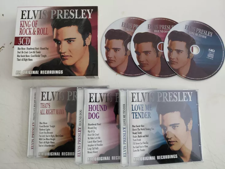 Elvis Presley – King Of Rock ’N’ Roll  - 2007  Avrupa Basım 3xCD Box Set