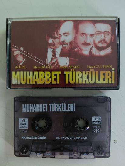 Muhabbet Türküleri - Arif Sağ / Musa Eroğlu/ Muhlis Akarsu/ Hasret Gültekin - 1988 Türkiye Basım Kaset