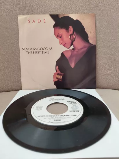Sade ‎–  Never As Good As The First Time -  1986  USA Basım 45’lik Plak /Promo